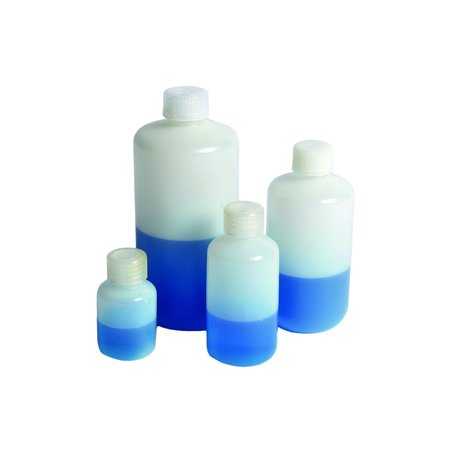 UNITED SCIENTIFIC Reagent Bottles, Narrow Mouth, HDPE, 30 ml, 72PK 33418